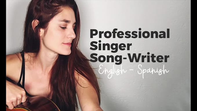 be the female singer for your song
