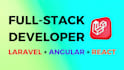 develop a website using angular, react, and laravel