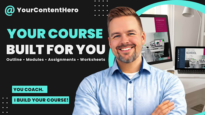 create your online course curriculum, modules, and lessons