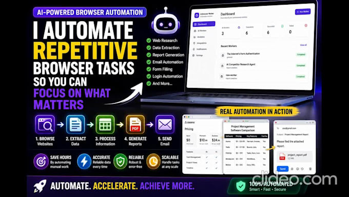 build ai agents, browser automation, web scraping and workflows