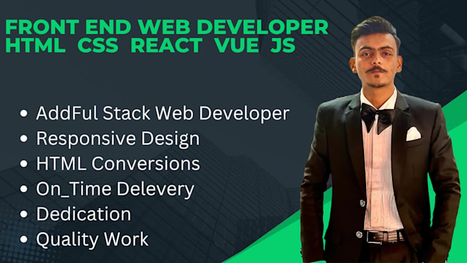 do full stack website development, frontend backend website developer