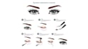 draw illustrations for eyelash extension, manicures, waxing and others guide