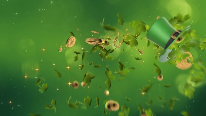 st patrick day video animation