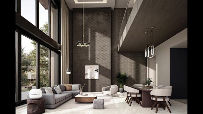 create fast realistic 3d interior rendering and visualization