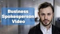 record a professional male spokesperson video for your corporate business