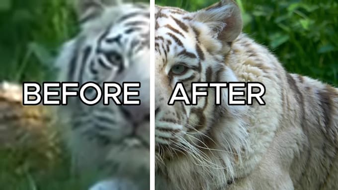 manually upscale, denoise and enhance your video to 4k