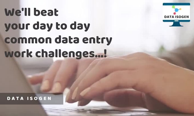 be your official data entry operator