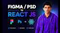 convert figma to react js, figma to html, figma to code, fully responsive