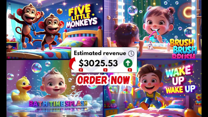 do kids learning and nursery rhymes videos for your channel