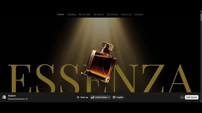 build perfume shopify store perfume website cologne parfum, oud fragrance store