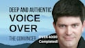 do a deep authoritative convincing american male voice over