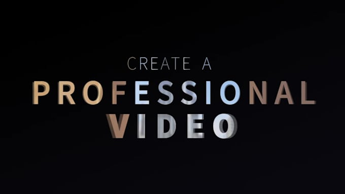 create a professional video ad with voiceover