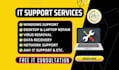 repair fix troubleshoot computer laptop printer remotely