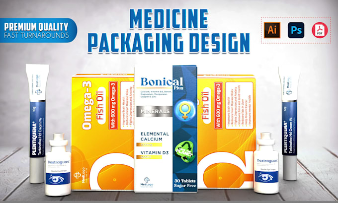 make supplement labels,medicine box packaging design,mockup