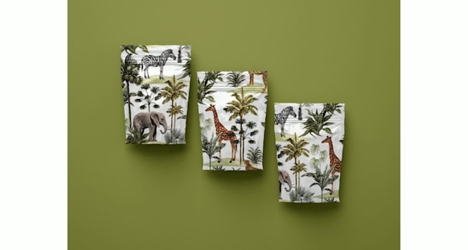 design stunning poly mailer, shipping bag and product box