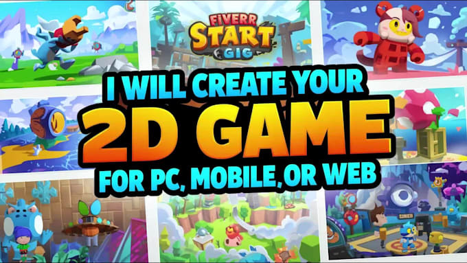 build a professional 2d unity game for PC, mobile, and webgl