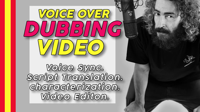 dub, characterize, voice sync, translate and edit your video