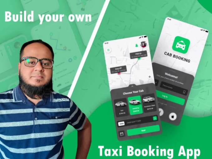 Do taxi booking app car booking app cab booking app by Dotserviz | Fiverr