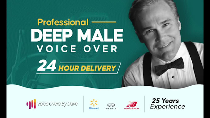 record a professional deep male voice over