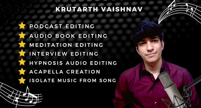 professionally edit, mix, clean, master audio in audacity, audition