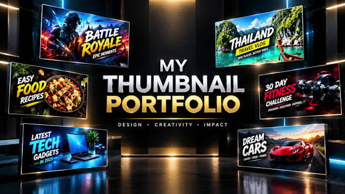 make high crt thumbnails for youtube videos