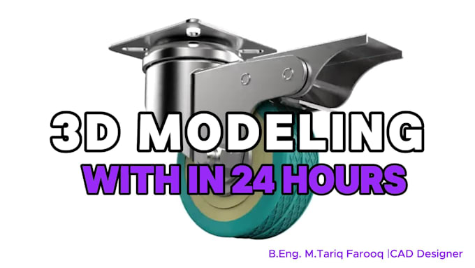 do 3d cad design from your idea, image or sketch
