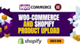 upload, add, or manage woocommerce products to your ecommerce webshop