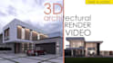 create 3d architectural house animation walkthrough render