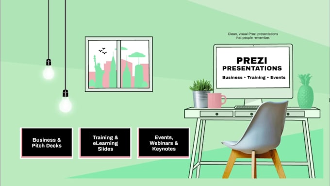 design engaging prezi presentations for business, training and events