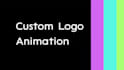 create professional custom logo animation