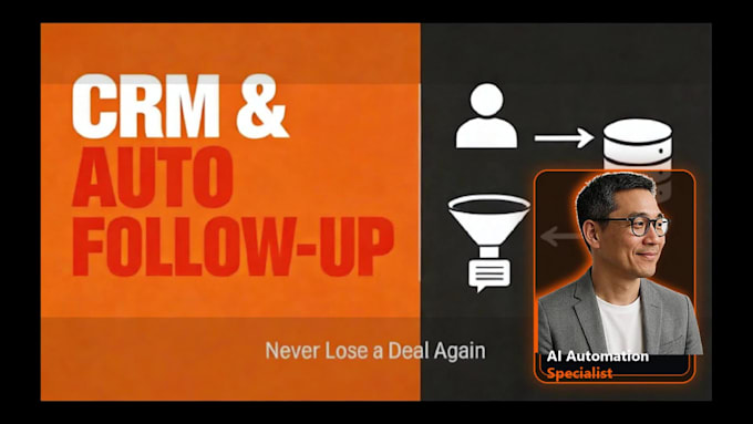 build an automated CRM tracker and customer follow up system
