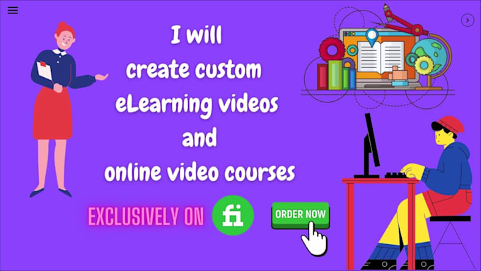 create custom elearning videos and online video courses