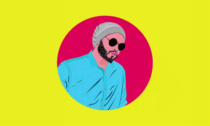 make a vector portrait from your picture for you