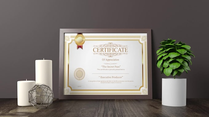 design certificates of appreciation, award diploma