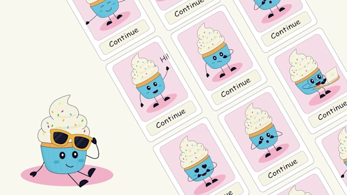 create custom json lottie animation for website or app
