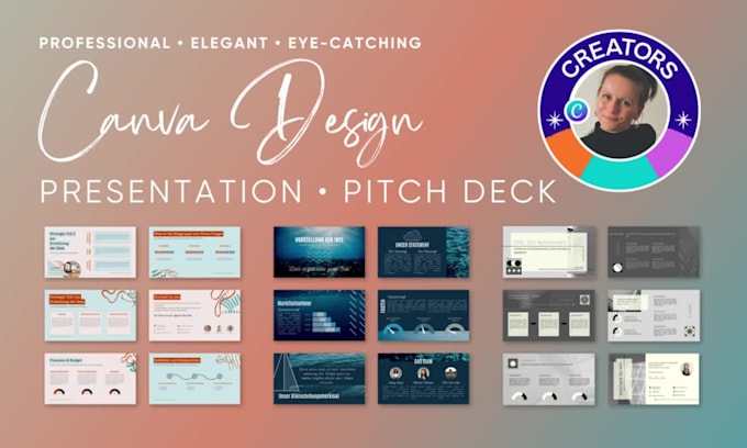 Design your business presentation and pitch deck in canva by Tanjaklose ...