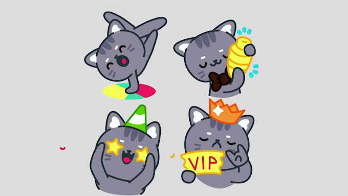 animate character for stickers and emoji