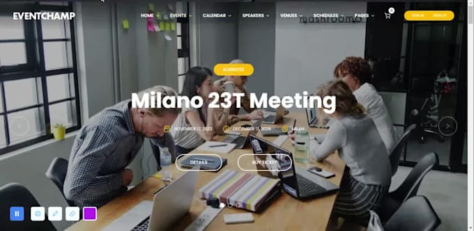 create event membership website with wild apricot and event rental website
