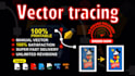 do vector tracing and make low resolution image to high resolution