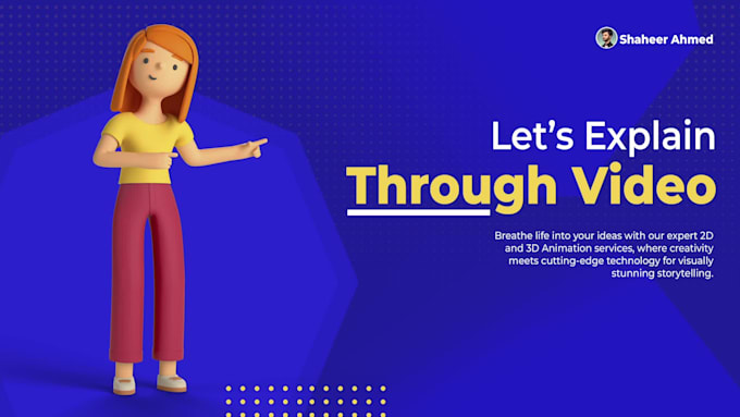 create professional 3d and 2d animated video