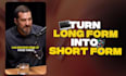 edit longform video podcast content into shorts
