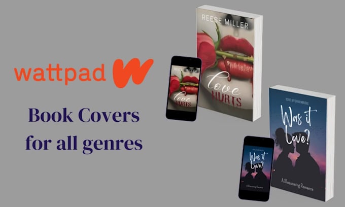 make eye catching wattpad book covers for you