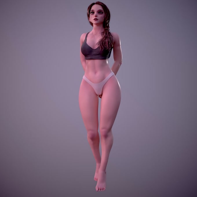 create a high quality 3d character for your game or cinematic