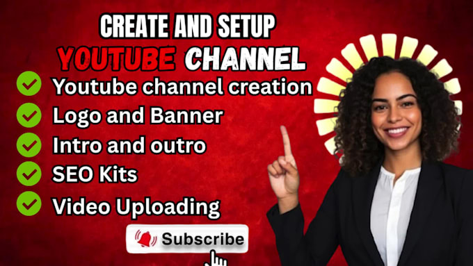 create and setup youtube channel