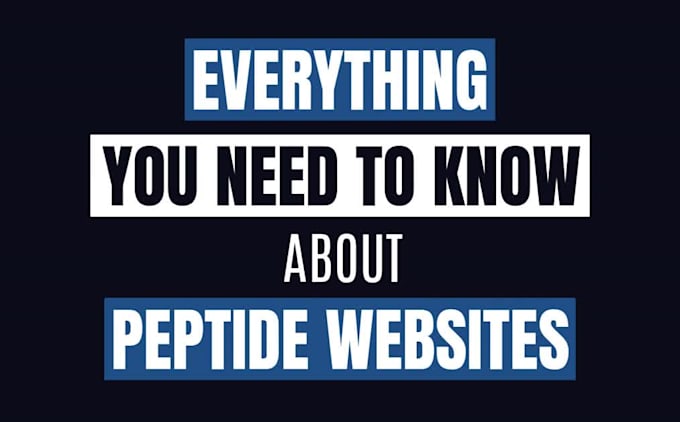 build fda compliant research peptide website with coa and payment processor