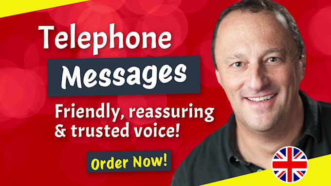 record a friendly, trusted professional british IVR voicemail phone message
