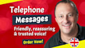 record a friendly, trusted professional british IVR voicemail phone message