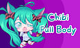 draw cute custom chibi characters for you