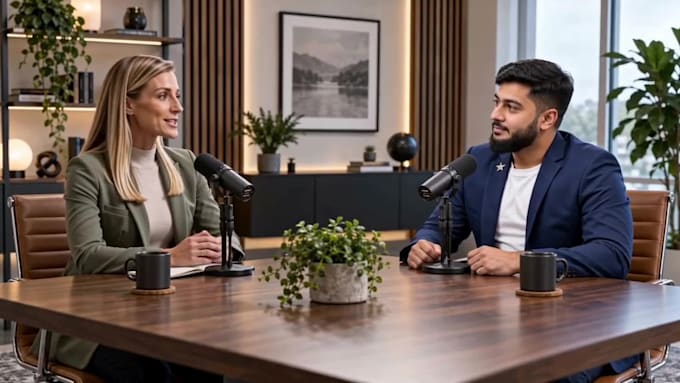 create professional ai podcast videos with realistic avatars