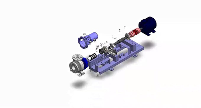 design industrial products, 3d and 2d cad models